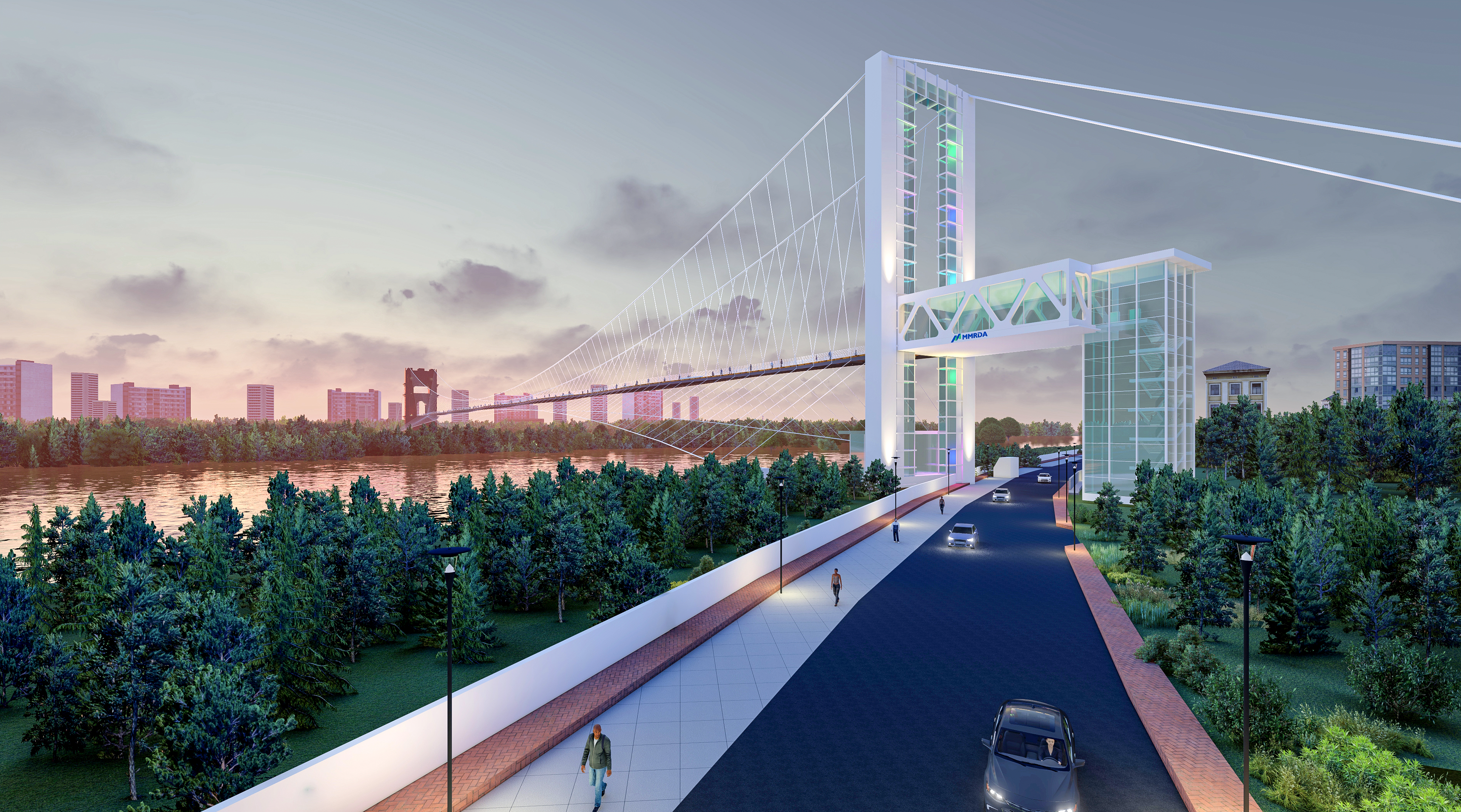 BKC Suspension Bridge — view 2